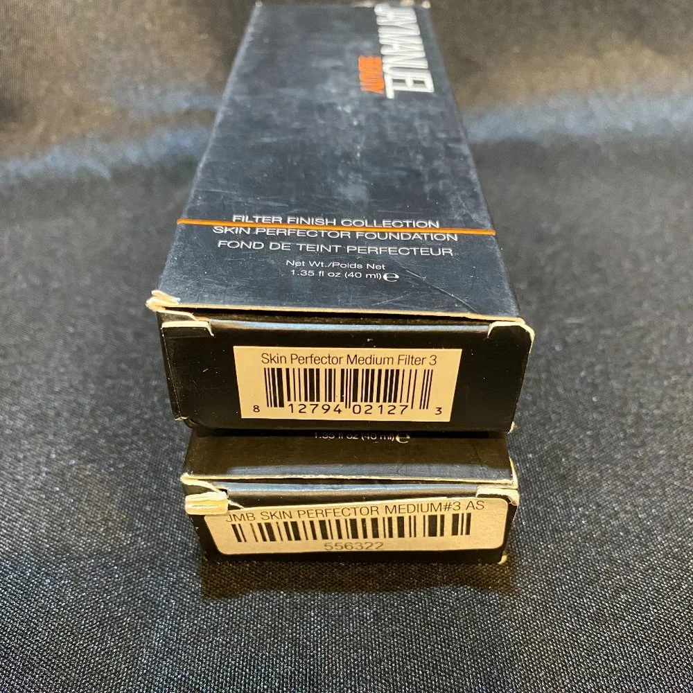 Jay Manuel Skin Perfector Foundation Medium Filter #3 (2) 1.35 oz